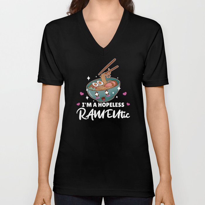 Romantic And Funny Pun On Ramen V Neck T Shirt