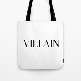 Villain minimal logo Tote Bag