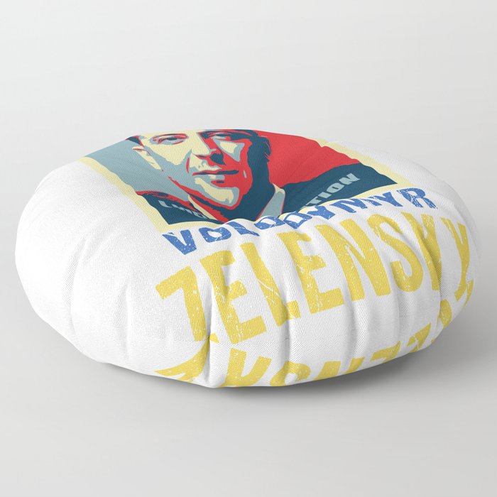 I need ammunition, not a ride. Volodymyr Zelensky. Floor Pillow