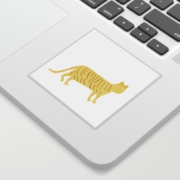 tiger painting agjlpasjeadgjasjrt Sticker