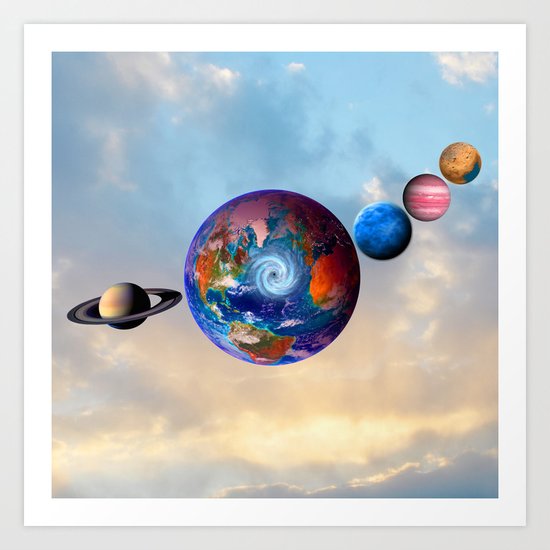 Gaia's friends #society6 Art Print