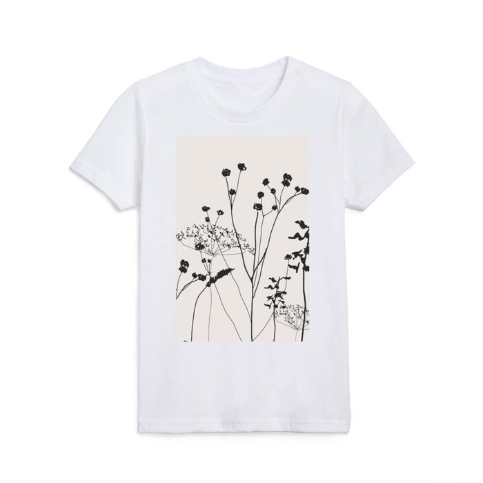 wild plants sketch art 03 Kids T Shirt