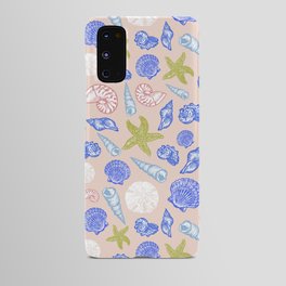Seashell Print - Blue and green Android Case