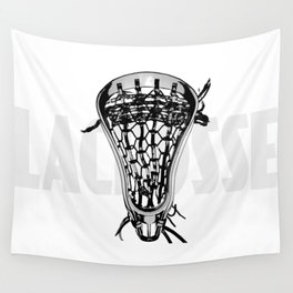 Lacrosse Negative Wall Tapestry
