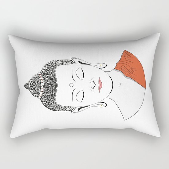 Life of Buddha Rectangular Pillow