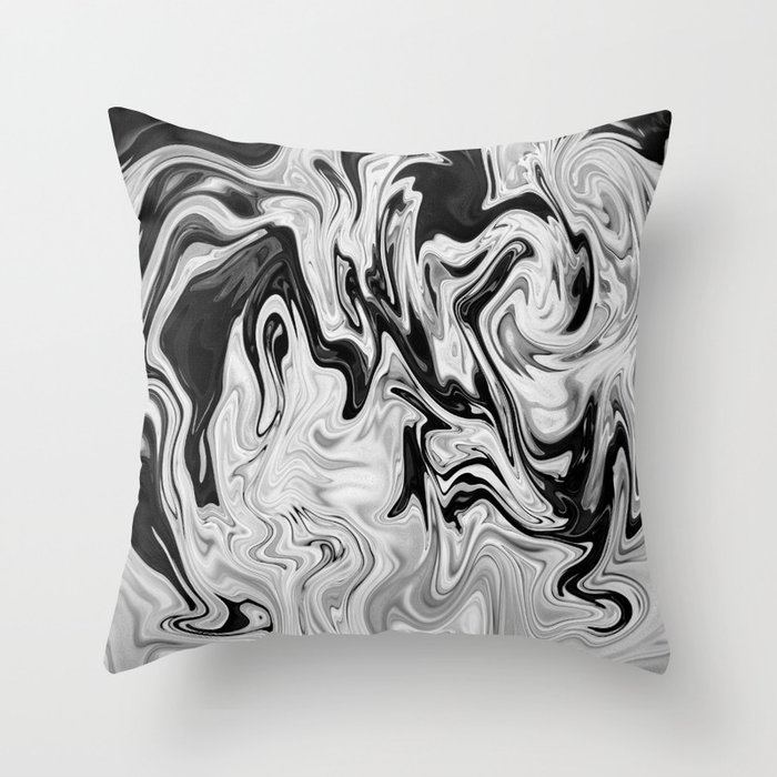 Abstract Marble Painting Throw Pillow