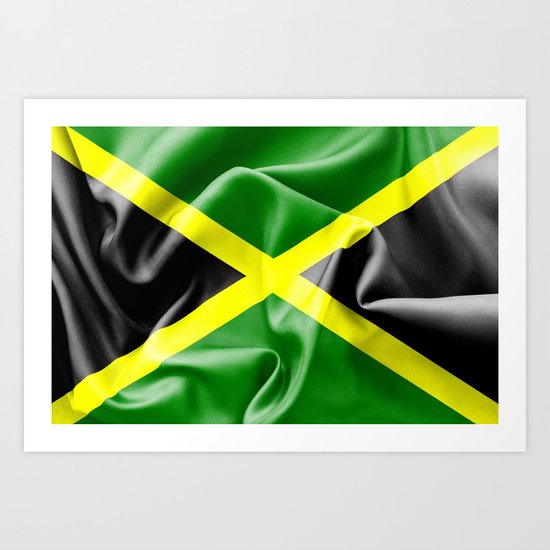 Jamaica Flag Art Print