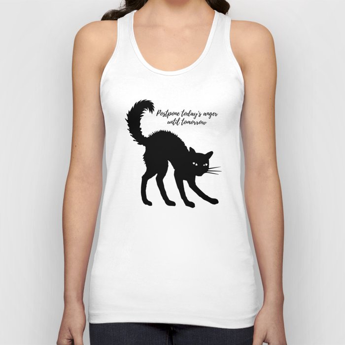 angry cat Tank Top