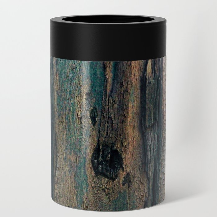 Eucalyptus Tree Bark and Wood Abstract Natural Texture 61 Can Cooler