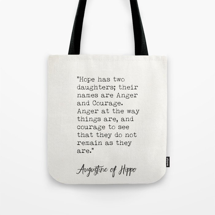 Augustine of Hippo quote Tote Bag
