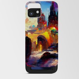 City from a colorful Universe iPhone Card Case