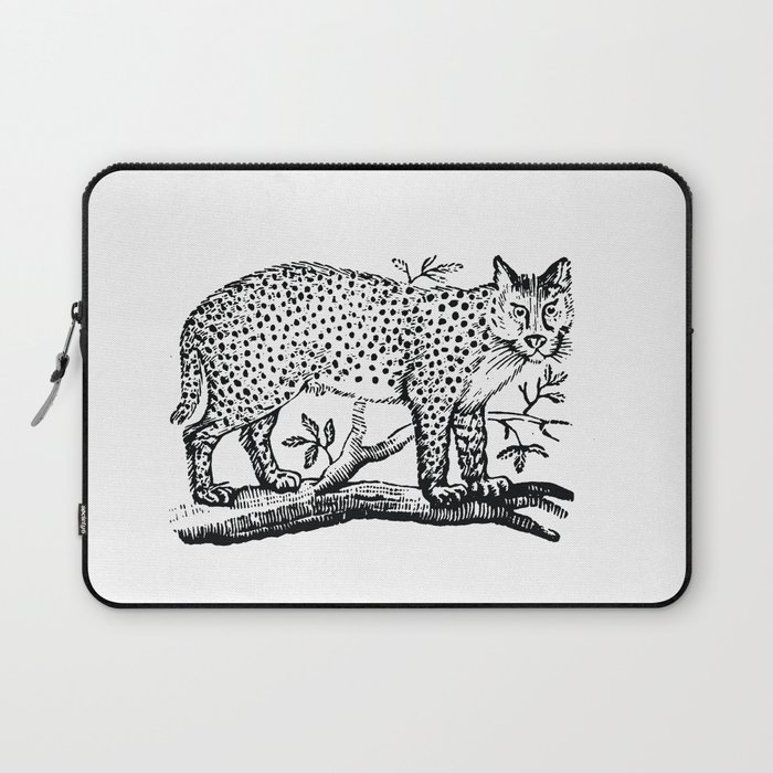 Vintage Cheetah Print Laptop Sleeve