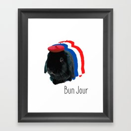 Bun Jour Framed Art Print