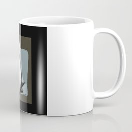 Samurai penguin in moonlight  Coffee Mug
