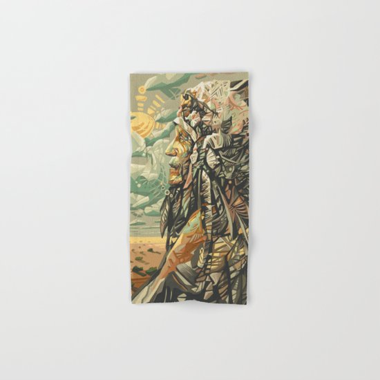 native american portrait Hand & Bath Towel