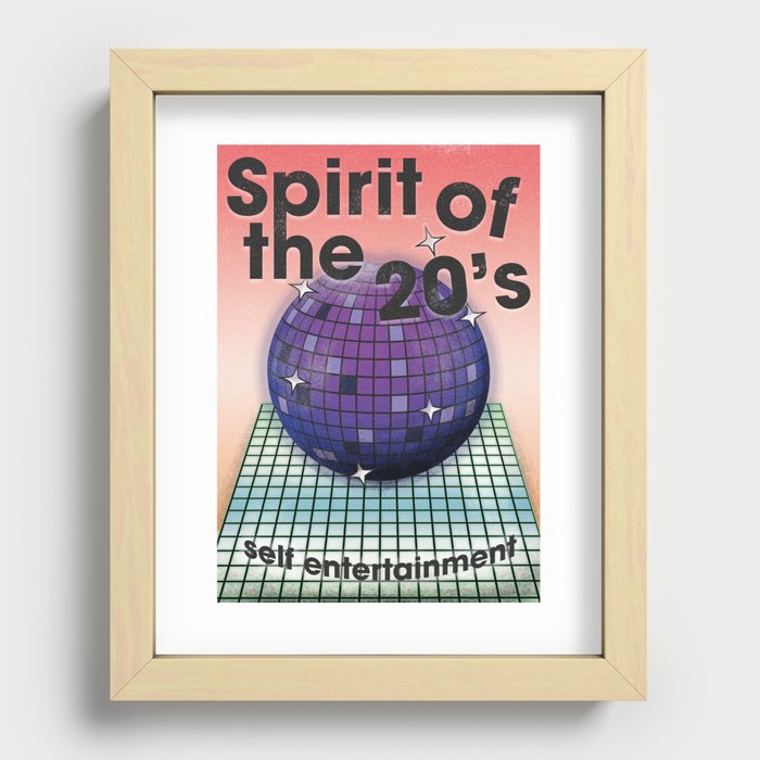 Spirit of the 20's Recessed Framed Print