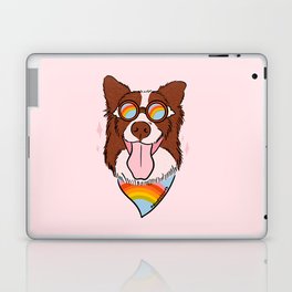 Rainbow Dog Laptop Skin