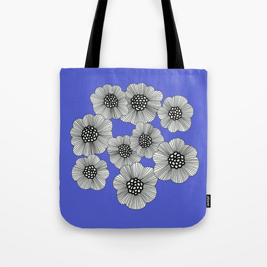 DOODLE BLUE Tote Bag
