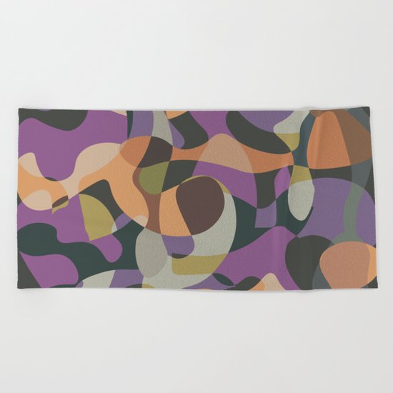 Camouflage XXXVII Beach Towel