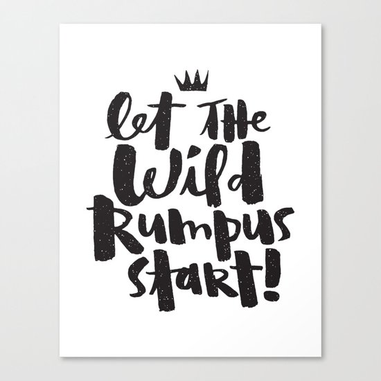 WILD RUMPUS Canvas Print
