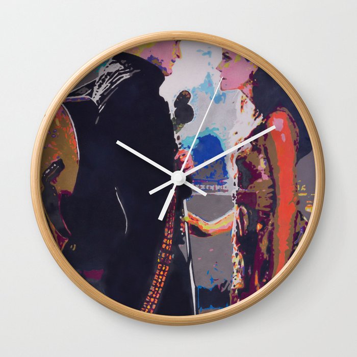 Johnny and June Wall Clock