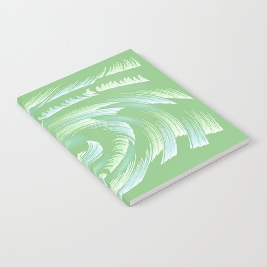 Water Swirl Abstract Notebook