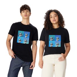 I love you in sign language Turquoise / Blue T-shirt