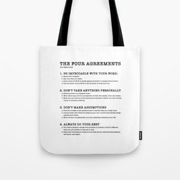 The Four Agreements - Don Miguel Ruiz  Tote Bag