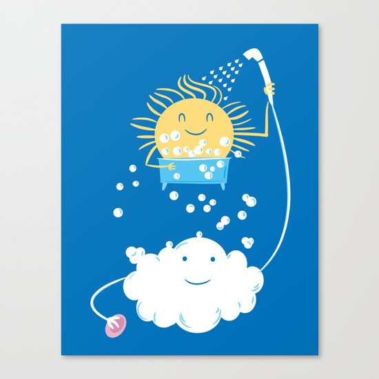 The Sunbathing Canvas Print