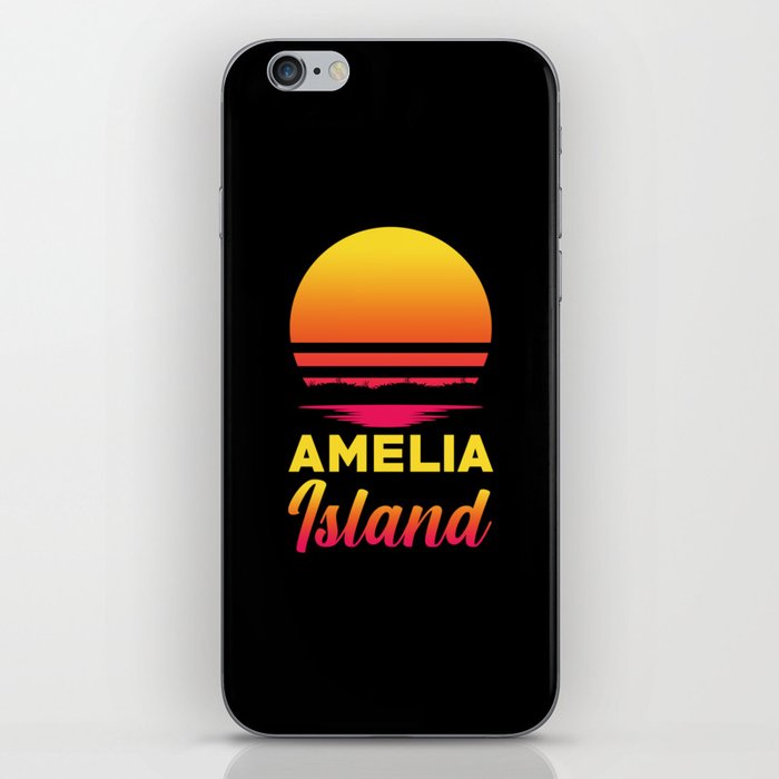 Amelia Island Retro Souvenir iPhone Skin