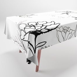 Flying Birds and Blooms  Tablecloth