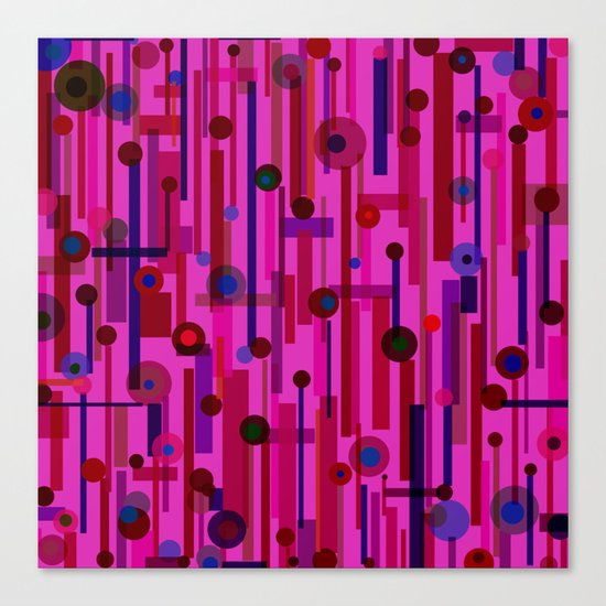 Plink Cherry (see also Plink, and Plink Purple) Canvas Print