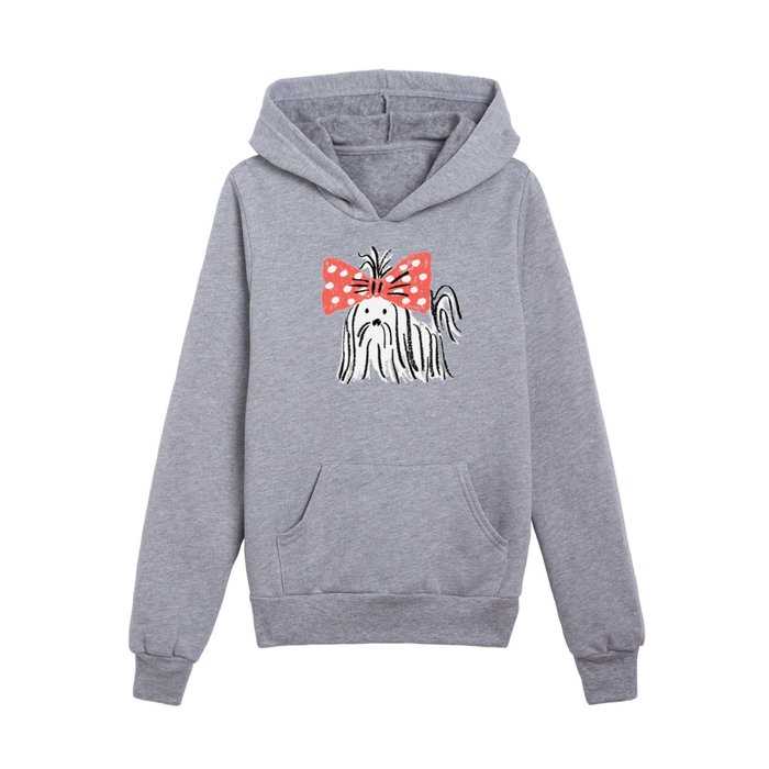 fifi - puppy Kids Pullover Hoodie