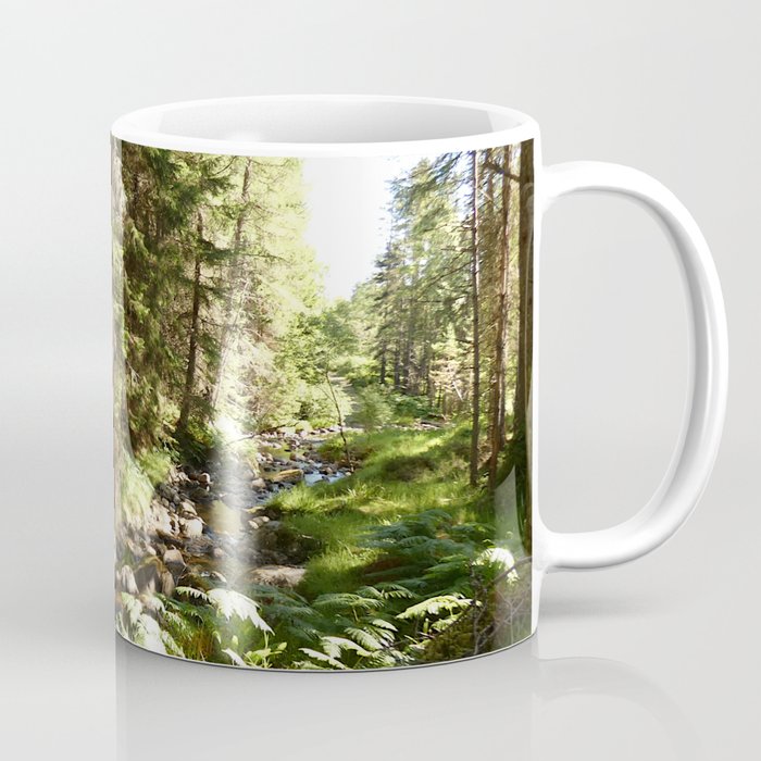 Summer Time in a Scottish Highlands Woodland Coffee Mug