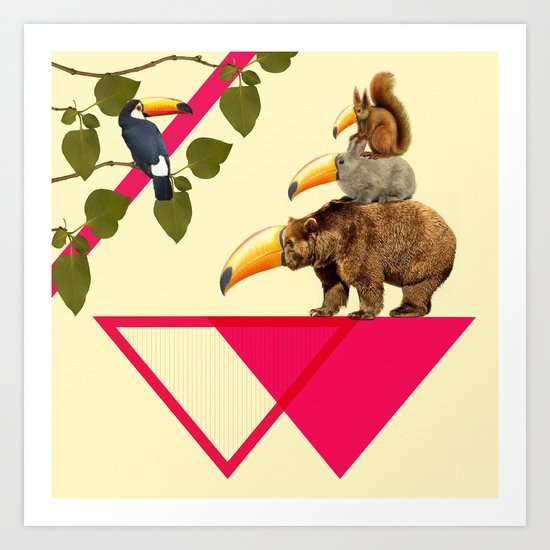 everybody would love to be a toucan Art Print