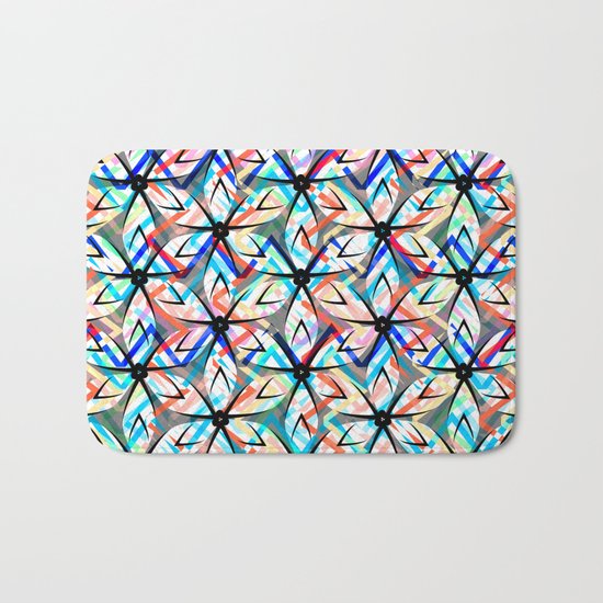 Floral exuberance Bath Mat