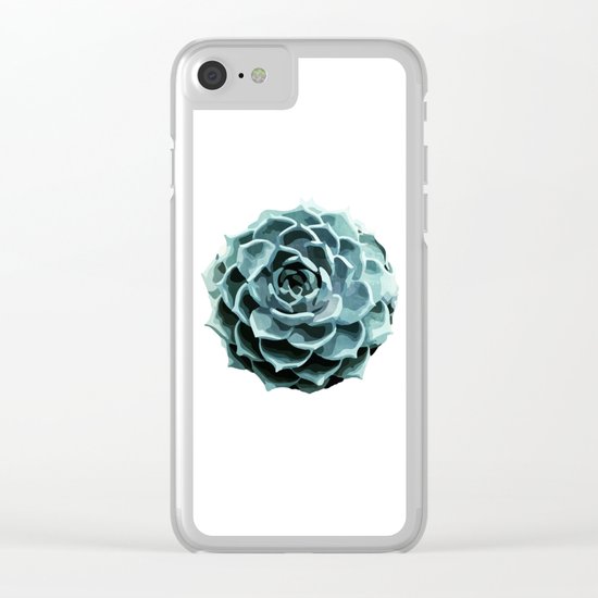 Succulent Echeveria II Clear iPhone Case