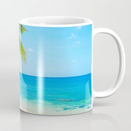 palm tree by the beach Coffee Mug