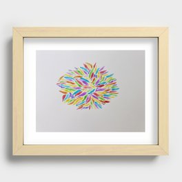 Rainbow Anemone Recessed Framed Print