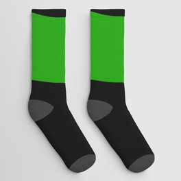 Letter O (Green & Black) Socks