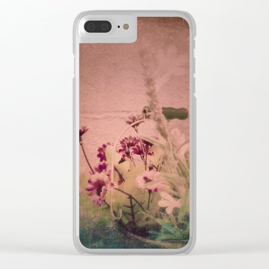 Floral Joy Clear iPhone Case