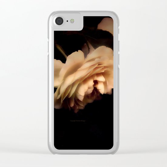 Rose Clear iPhone Case