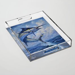 White Marlin Acrylic Tray