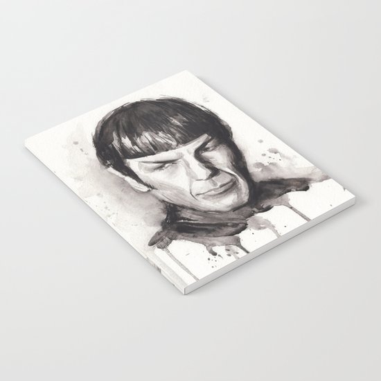 Spock Star Trek Notebook