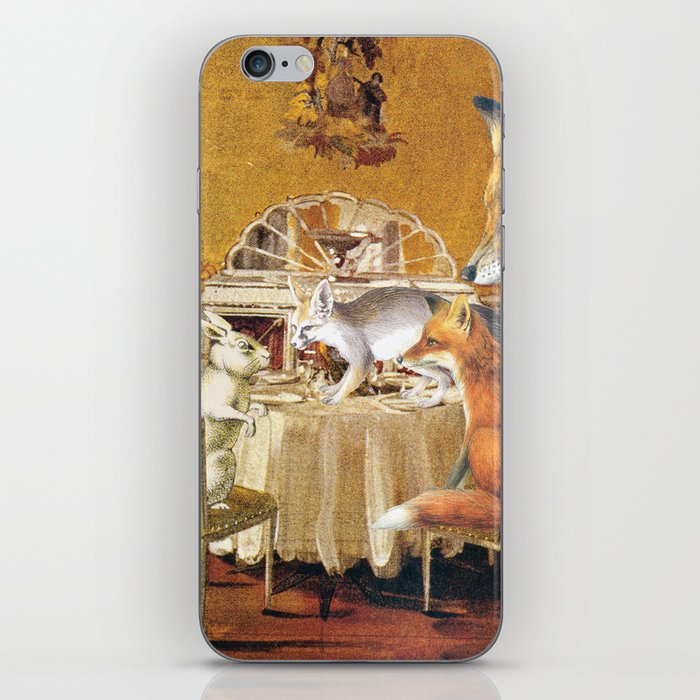 Tiny as a soul, there comes the rabbit iPhone Skin