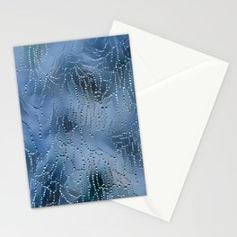 Magic Winter Water Drops Art Collection Stationery Card