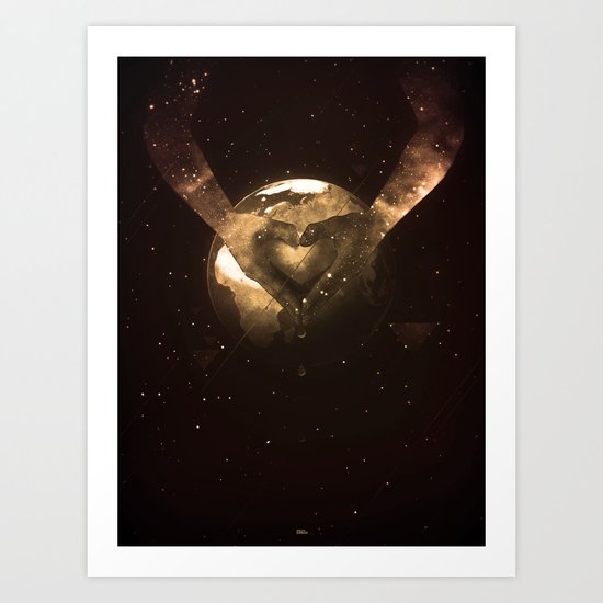 on its way Art Print