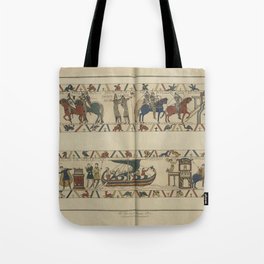 Bayeux Tapestry: William Arrives in Bayeux; Harold Makes an Oath to William Tote Bag