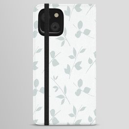 watercolor stems iPhone Wallet Case