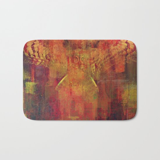 The messenger of Halloween Bath Mat